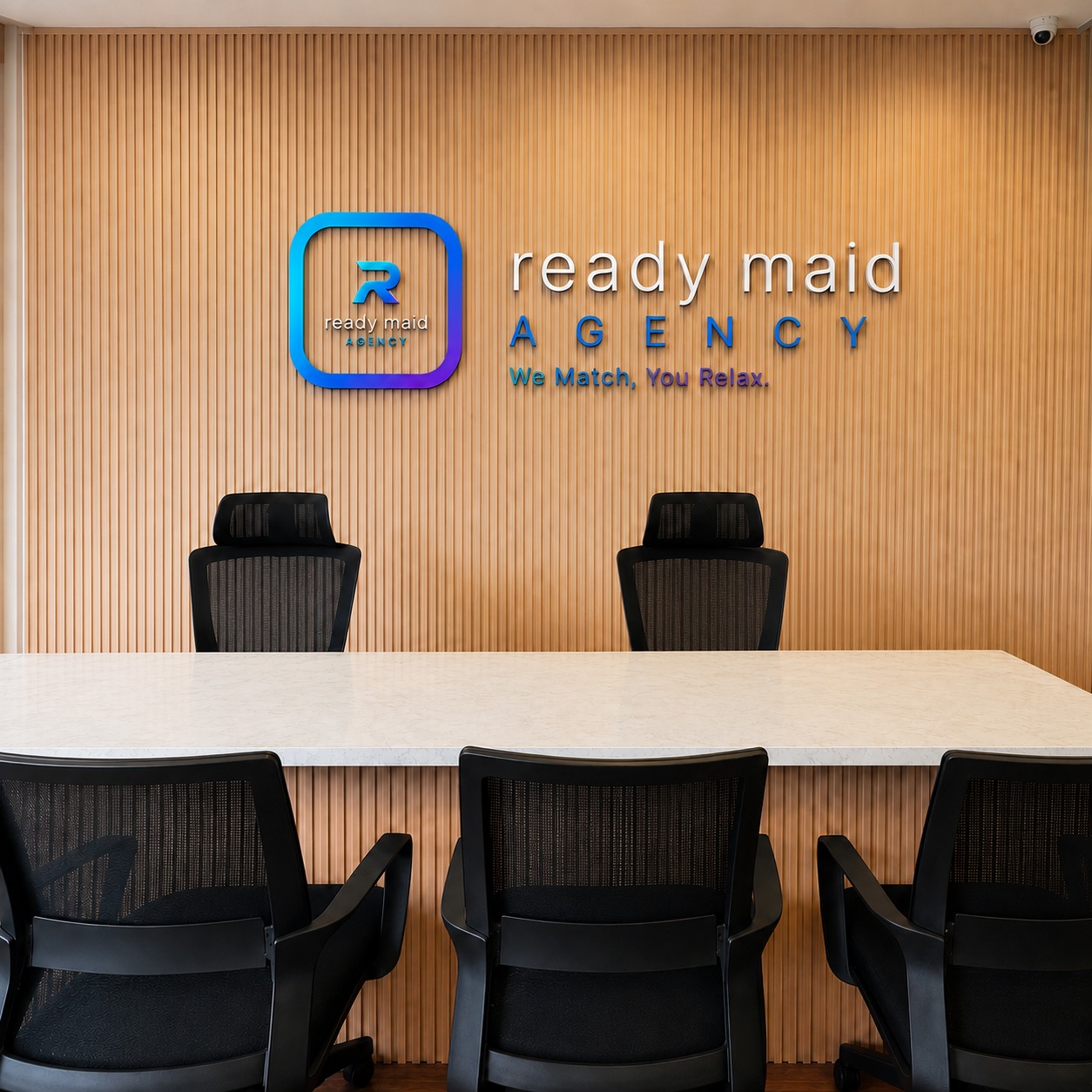 Ready Maid Agency licensed office reception in Kota Kemuning, Shah Alam